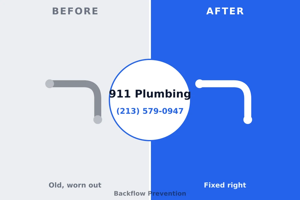 Before and after: plumbing repair Nassau Bay, TX